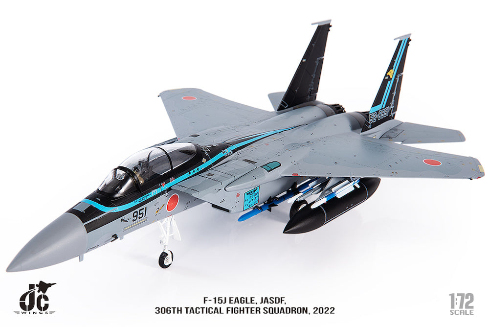 F-15J Japan Air Self-Defense Force 6th Air Wing 306th Squadron Special Paint 2022 Komatsu Air Base #52-8951 1/72 [JCW-72-F15-022]