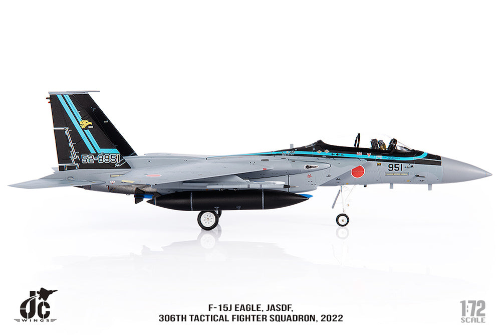 F-15J Japan Air Self-Defense Force 6th Air Wing 306th Squadron Special Paint 2022 Komatsu Air Base #52-8951 1/72 [JCW-72-F15-022]