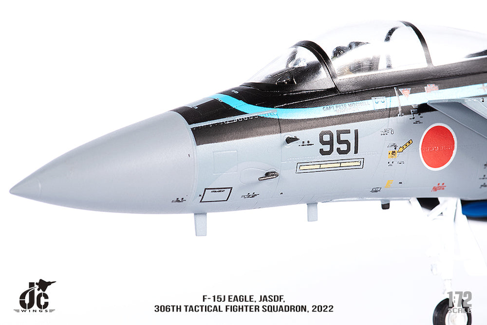 F-15J Japan Air Self-Defense Force 6th Air Wing 306th Squadron Special Paint 2022 Komatsu Air Base #52-8951 1/72 [JCW-72-F15-022]