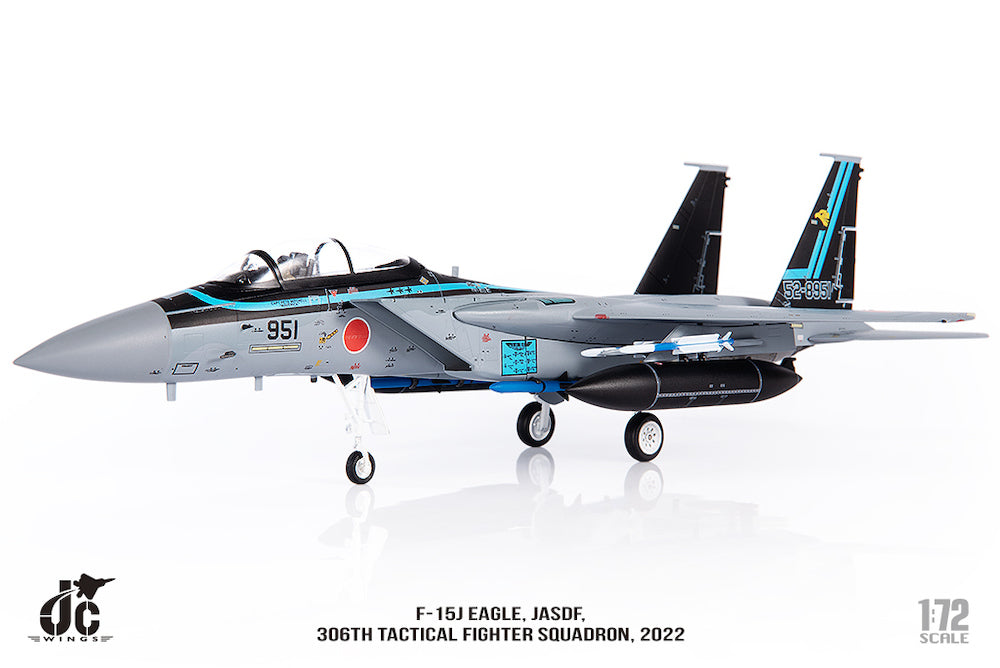 F-15J 航空自衛隊 第6航空団 第306飛行隊 特別塗装 2022年 小松基地 #52-8951 1/72 [JCW-72-F15-022]