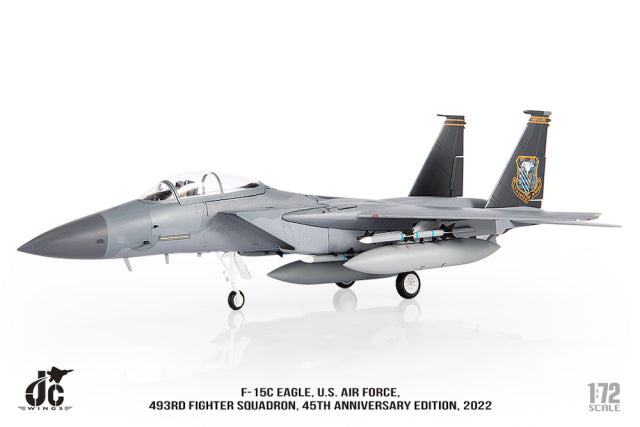 【お取り寄せ】F-15C アメリカ空軍 第493戦闘飛行隊 45周年記念塗装 2022 1/72[JCW-72-F15-023]