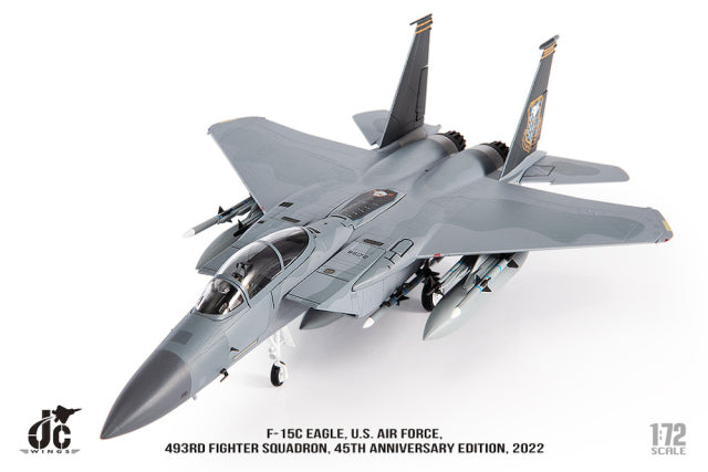 【お取り寄せ】F-15C アメリカ空軍 第493戦闘飛行隊 45周年記念塗装 2022 1/72[JCW-72-F15-023]
