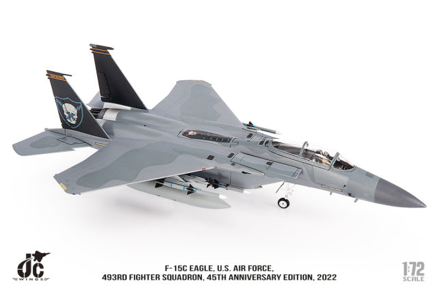 【お取り寄せ】F-15C アメリカ空軍 第493戦闘飛行隊 45周年記念塗装 2022 1/72[JCW-72-F15-023]