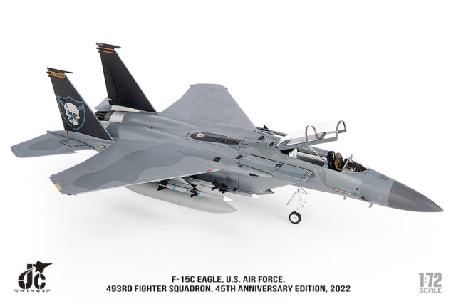 【お取り寄せ】F-15C アメリカ空軍 第493戦闘飛行隊 45周年記念塗装 2022 1/72[JCW-72-F15-023]