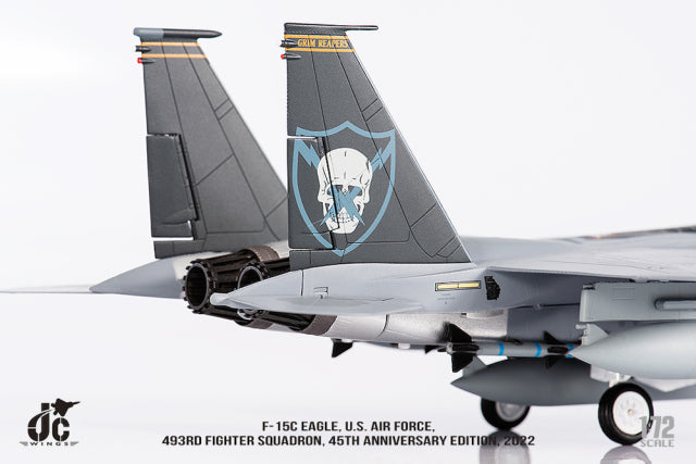 【お取り寄せ】F-15C アメリカ空軍 第493戦闘飛行隊 45周年記念塗装 2022 1/72[JCW-72-F15-023]