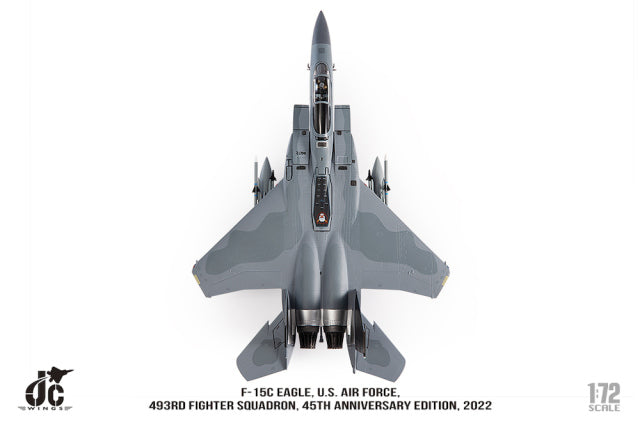 【お取り寄せ】F-15C アメリカ空軍 第493戦闘飛行隊 45周年記念塗装 2022 1/72[JCW-72-F15-023]