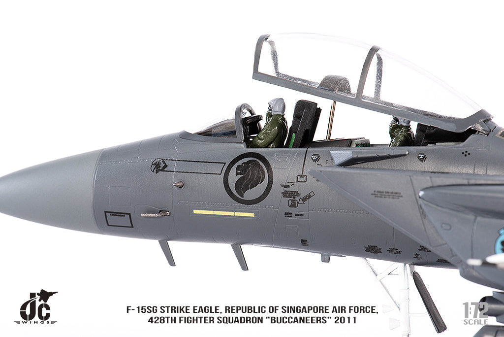 【お取り寄せ】F-15SG シンガポール空軍  第428戦闘飛行隊 「バッカニアーズ」  2011年 1/72 [JCW-72-F15-025]