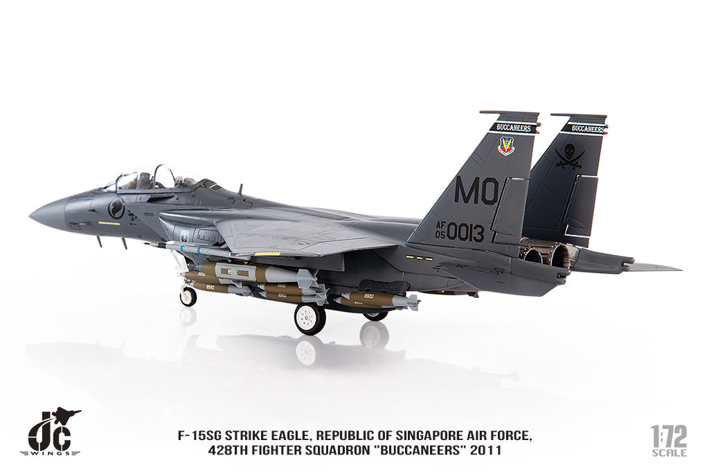 【お取り寄せ】F-15SG シンガポール空軍  第428戦闘飛行隊 「バッカニアーズ」  2011年 1/72 [JCW-72-F15-025]
