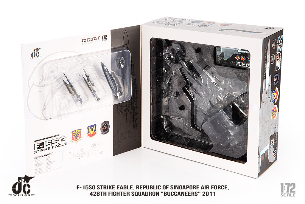 【お取り寄せ】F-15SG シンガポール空軍  第428戦闘飛行隊 「バッカニアーズ」  2011年 1/72 [JCW-72-F15-025]