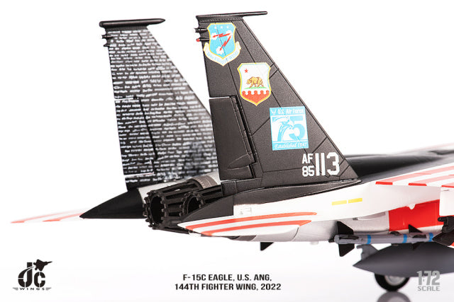 F-15C California Air National Guard 144th Fighter Wing 2022 1/72 [JCW-72-F15-029] 