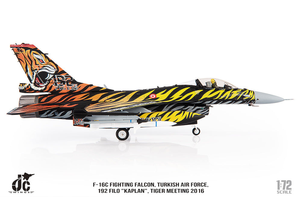 F-16C トルコ空軍 192 Filo 「Kaplan」 Tiger Meeting 2016 1/72[JCW-72-F16-014]