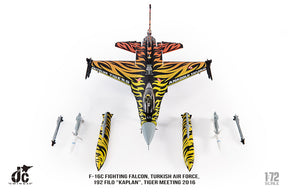 F-16C トルコ空軍 192 Filo 「Kaplan」 Tiger Meeting 2016 1/72[JCW-72-F16-014]