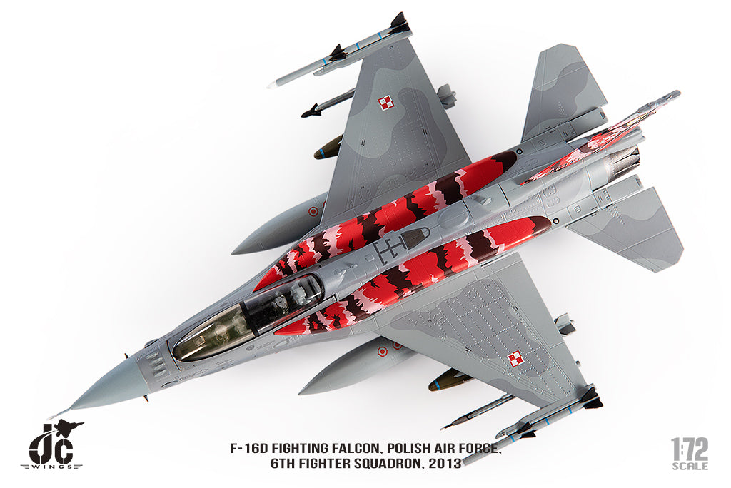ミニカー　1/72 F-16D ポーランド空軍 6th FS 2013 [JCW-72-F16-017] JC Wings 【お取り寄せ】F-16D ポーランド空軍 6th FS 2013 1/72