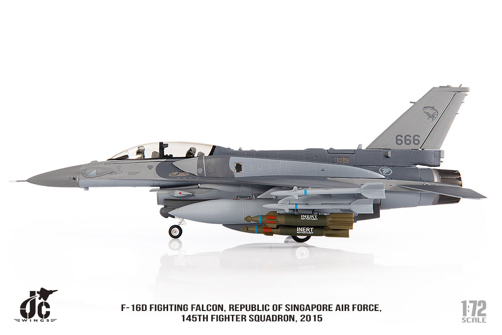 F-16D Singapore Air Force 145th FS 2015 1/72 [JCW-72-F16-019] 