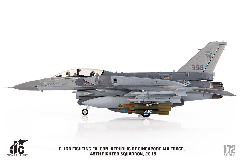 F-16D シンガポール空軍 145th FS 2015 1/72 [JCW-72-F16-019]