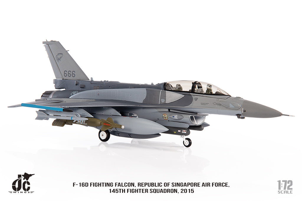 F-16D Singapore Air Force 145th FS 2015 1/72 [JCW-72-F16-019] 