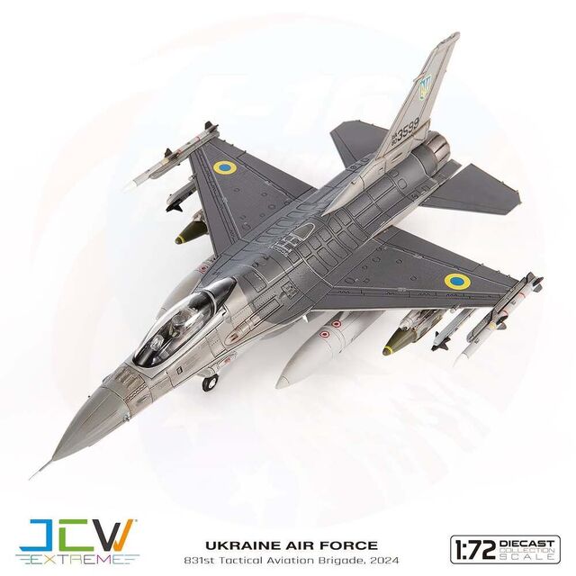 F-16AM ウクライナ空軍 第831戦術航空旅団 1/72 [JCW-72-F16-026]