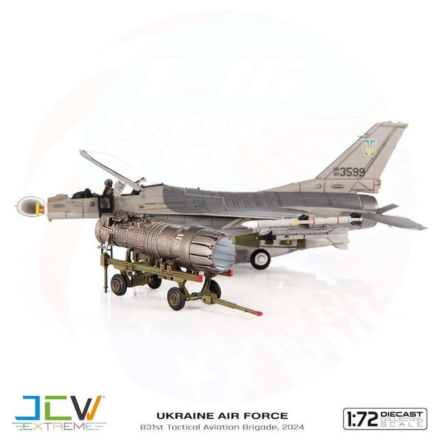 F-16AM ウクライナ空軍 第831戦術航空旅団 1/72 [JCW-72-F16-026]