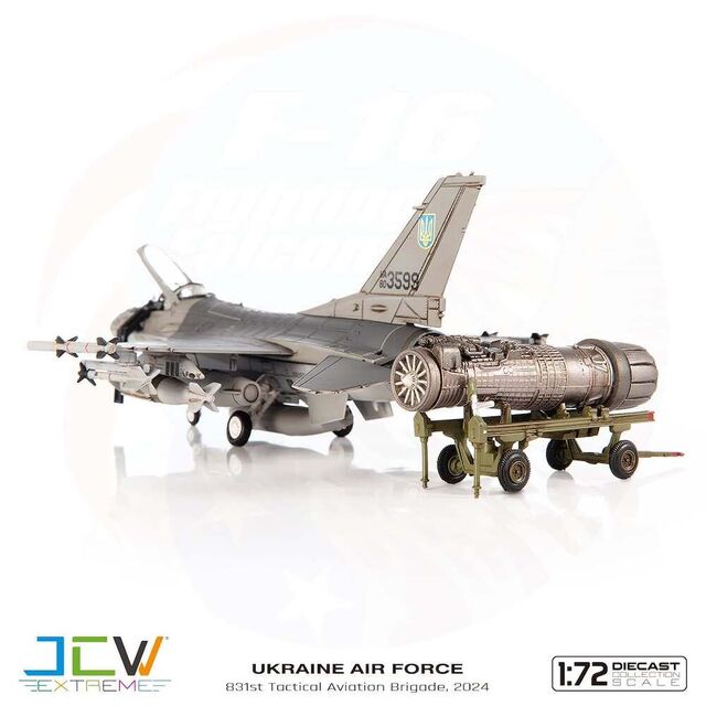 F-16AM ウクライナ空軍 第831戦術航空旅団 1/72 [JCW-72-F16-026]