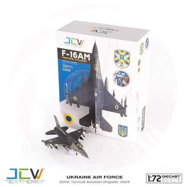F-16AM ウクライナ空軍 第831戦術航空旅団 1/72 [JCW-72-F16-026]