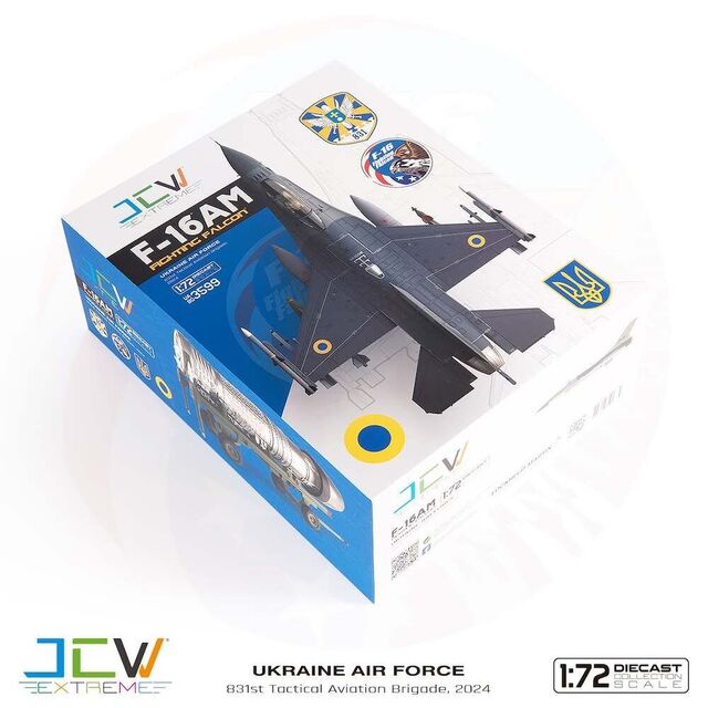 F-16AM ウクライナ空軍 第831戦術航空旅団 1/72 [JCW-72-F16-026]