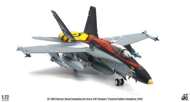 CF-188A (F/A-18A) 加拿大皇家空軍第410戰術作戰訓練中隊特殊塗裝冷湖空軍基地2002年 1/72 [JCW-72-F18-011]