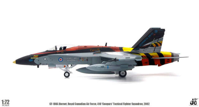 CF-188A (F/A-18A) 加拿大皇家空軍第410戰術作戰訓練中隊特殊塗裝冷湖空軍基地2002年 1/72 [JCW-72-F18-011]