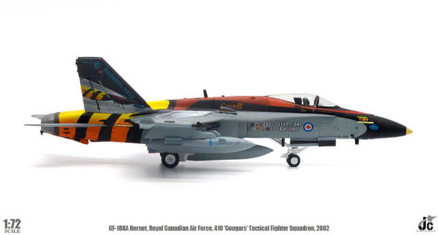 CF-188A (F/A-18A) 加拿大皇家空軍第410戰術作戰訓練中隊特殊塗裝冷湖空軍基地2002年 1/72 [JCW-72-F18-011]