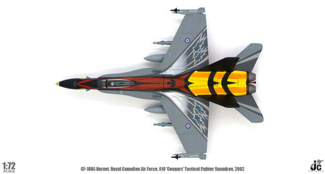CF-188A (F/A-18A) 加拿大皇家空軍第410戰術作戰訓練中隊特殊塗裝冷湖空軍基地2002年 1/72 [JCW-72-F18-011]