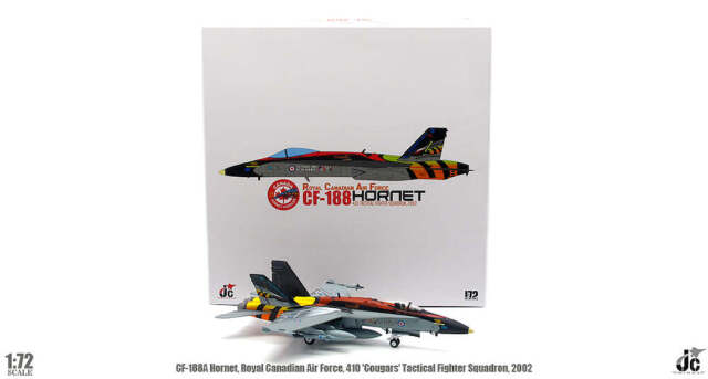 CF-188A (F/A-18A) 加拿大皇家空軍第410戰術作戰訓練中隊特殊塗裝冷湖空軍基地2002年 1/72 [JCW-72-F18-011]