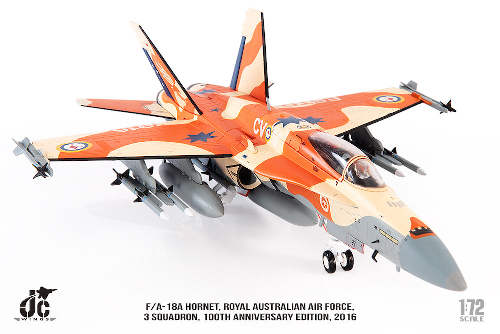 F/A-18A Royal Australian Air Force No. 3 Squadron 100th Anniversary Paint 2016 1/72 [JCW-72-F18-016]