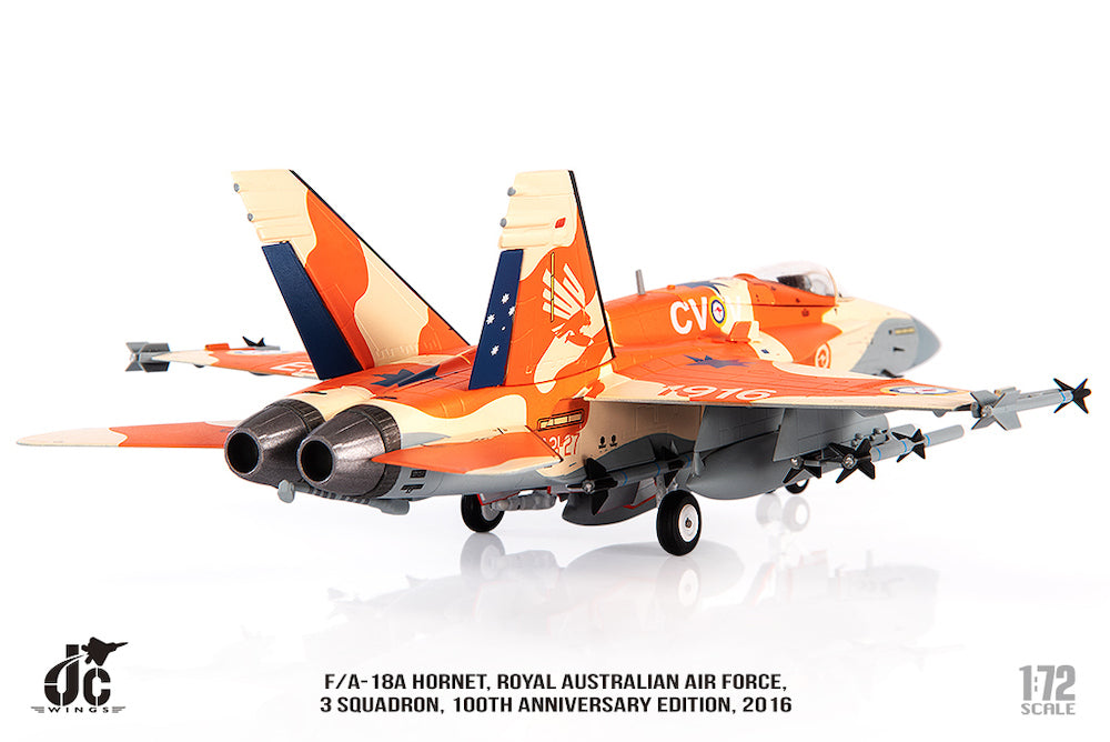 F/A-18A Royal Australian Air Force No. 3 Squadron 100th Anniversary Paint 2016 1/72 [JCW-72-F18-016]