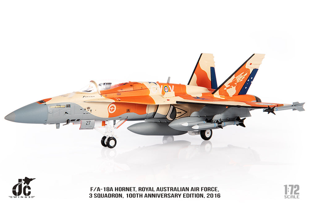 F/A-18A Royal Australian Air Force No. 3 Squadron 100th Anniversary Paint 2016 1/72 [JCW-72-F18-016]