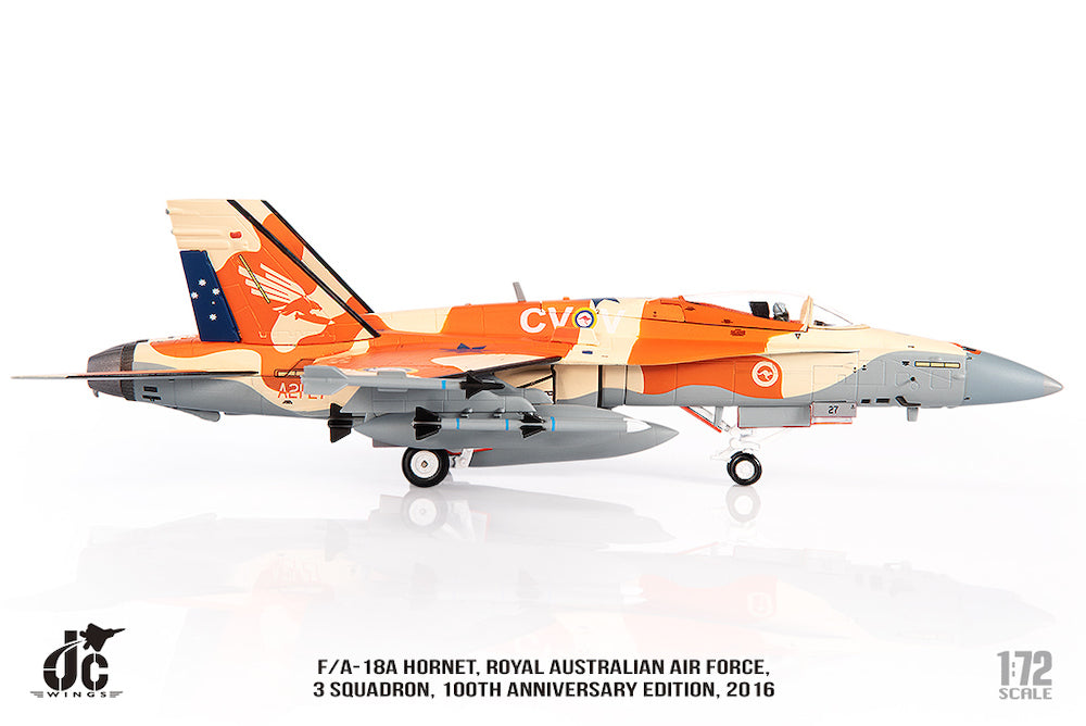 F/A-18A Royal Australian Air Force No. 3 Squadron 100th Anniversary Paint 2016 1/72 [JCW-72-F18-016]