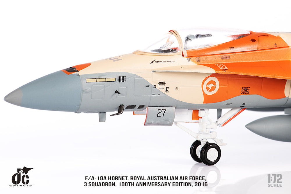 F/A-18A Royal Australian Air Force No. 3 Squadron 100th Anniversary Paint 2016 1/72 [JCW-72-F18-016]