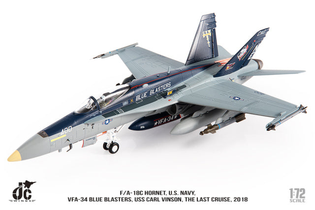 F/A-18C US Navy VFA-34 Blue Blasters "The Last Cruise" 2018 1/72 [JCW-72-F18-018] 