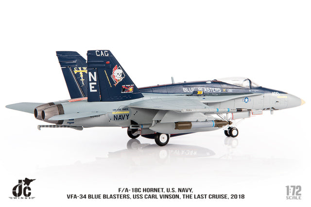 F/A-18C US Navy VFA-34 Blue Blasters "The Last Cruise" 2018 1/72 [JCW-72-F18-018] 