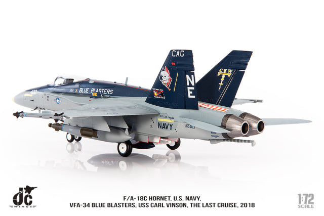 F/A-18C US Navy VFA-34 Blue Blasters "The Last Cruise" 2018 1/72 [JCW-72-F18-018] 