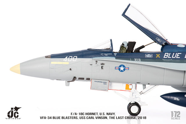 F/A-18C US Navy VFA-34 Blue Blasters "The Last Cruise" 2018 1/72 [JCW-72-F18-018] 