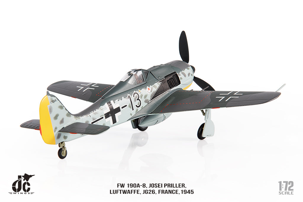 FW190A-8 German Air Force JG26 France 1945 1/72[JCW-72-FW190-003] 