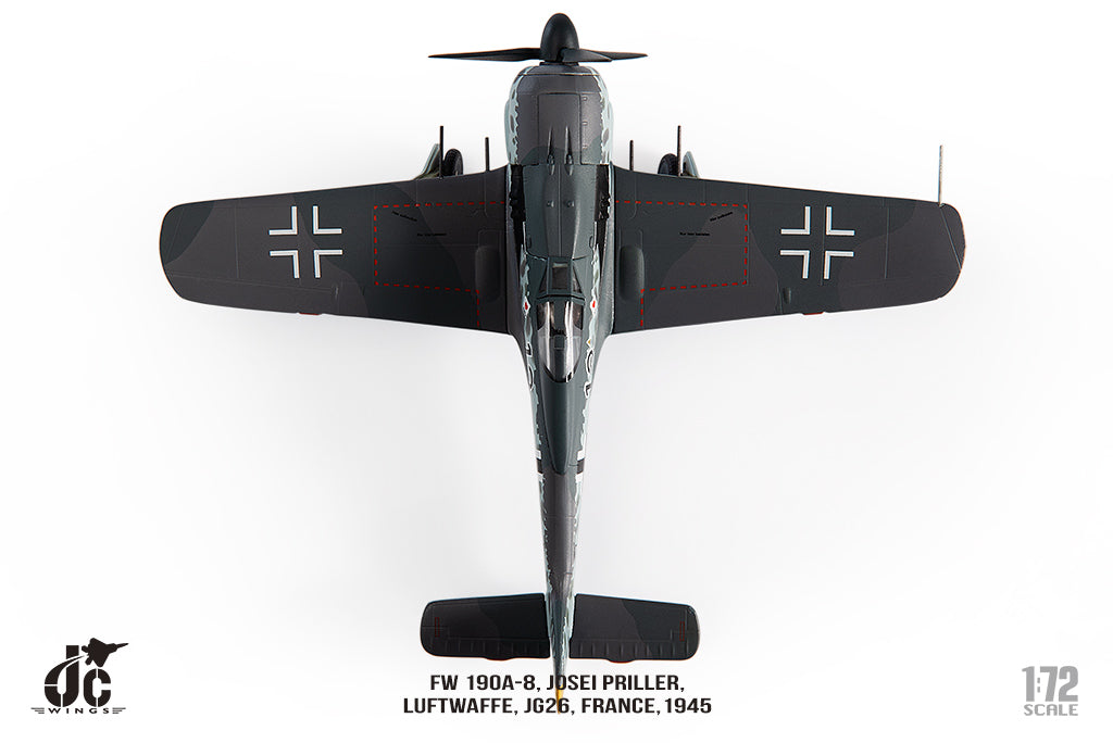 JC Wings 【お取り寄せ】FW190A-8 ドイツ空軍 JG26 フランス 1945 1/72