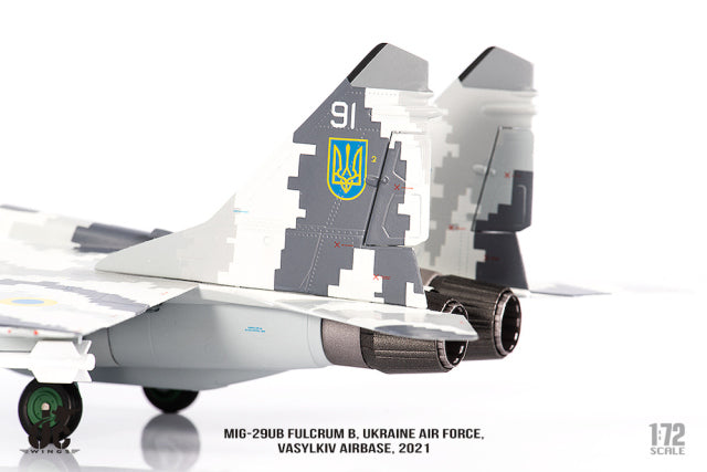 米格-29UB烏克蘭空軍瓦西里基夫空軍基地2021年1/72 [JCW-72-MG29-015] 