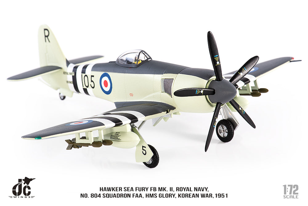 Hawker Sea Fury FB MK.II Royal Navy No. 804 Naval Squadron Korean War 1951 1/72 [JCW-72-SFURY-002]