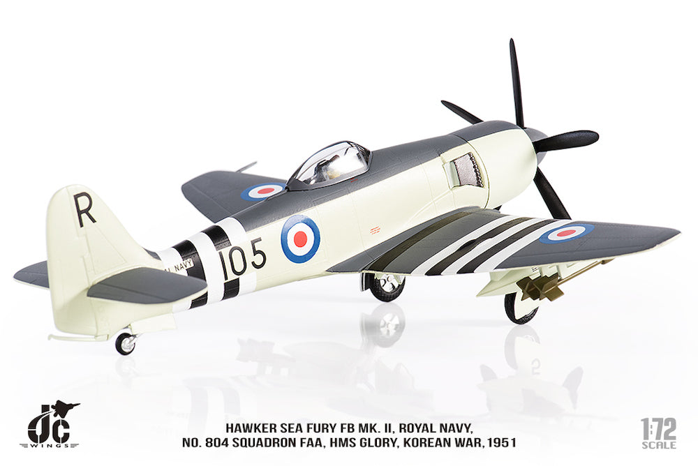 Hawker Sea Fury FB MK.II Royal Navy No. 804 Naval Squadron Korean War 1951 1/72 [JCW-72-SFURY-002]