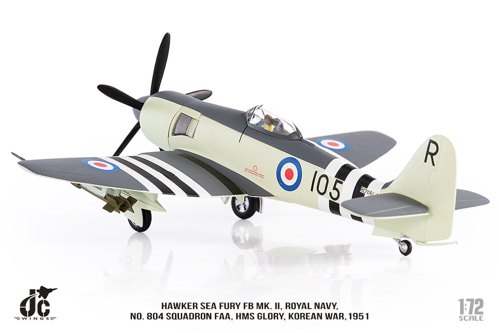 Hawker Sea Fury FB MK.II Royal Navy No. 804 Naval Squadron Korean War 1951 1/72 [JCW-72-SFURY-002]