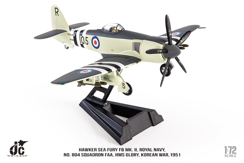 Hawker Sea Fury FB MK.II Royal Navy No. 804 Naval Squadron Korean War 1951 1/72 [JCW-72-SFURY-002]