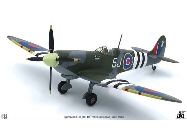 【お取り寄せ】スピットファイア MK Ixc イギリス空軍 126sq ジョン・プラギス 1/72 [JCW-72-SPF-001]