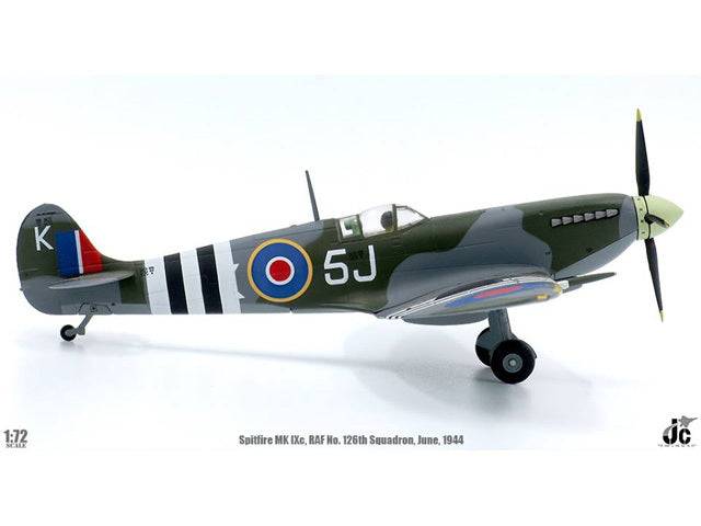 【お取り寄せ】スピットファイア MK Ixc イギリス空軍 126sq ジョン・プラギス 1/72 [JCW-72-SPF-001]