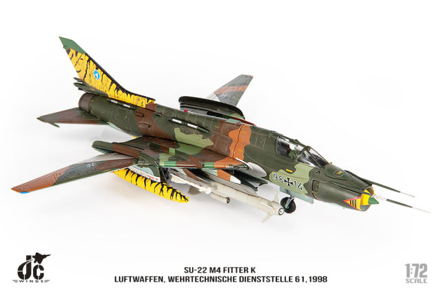 SU-22M4 德國空軍飛機技術適航中心 (WTD61) 1998年 1/72 (JC20241119) [JCW-72-SU20-004] 