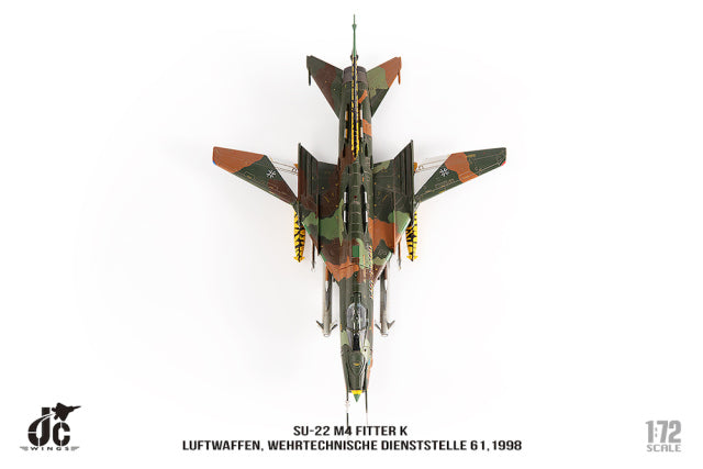 SU-22M4 德國空軍飛機技術適航中心 (WTD61) 1998年 1/72 (JC20241119) [JCW-72-SU20-004] 
